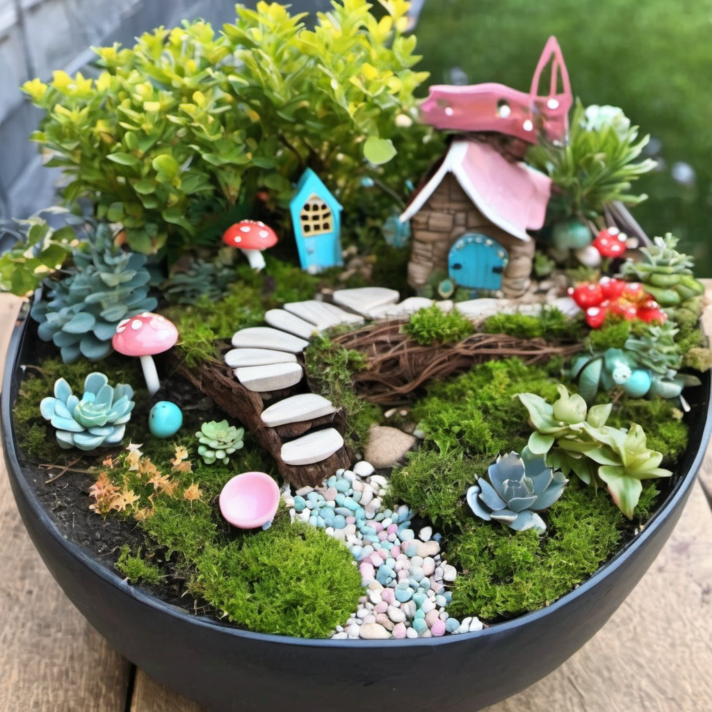 How to make a diy indoor fairy garden?